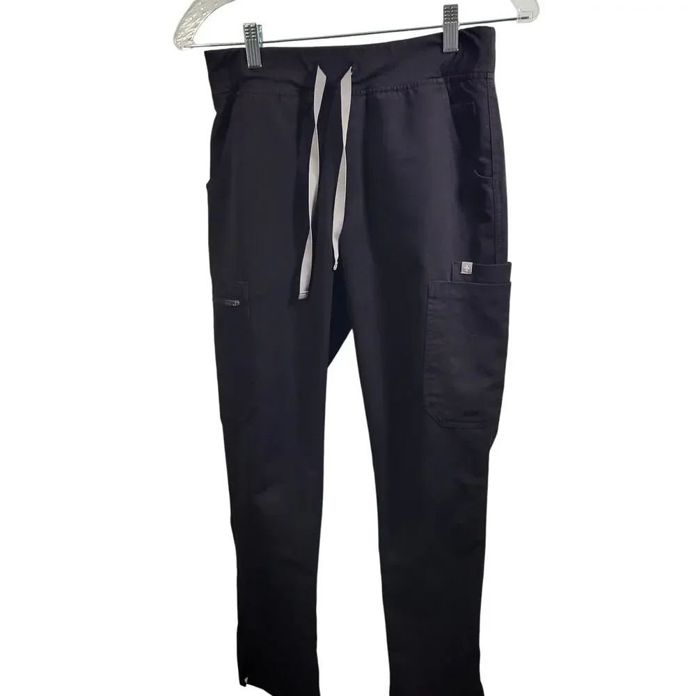 Figs Women's Black Cargo Style Pants Size XS 31826-1310